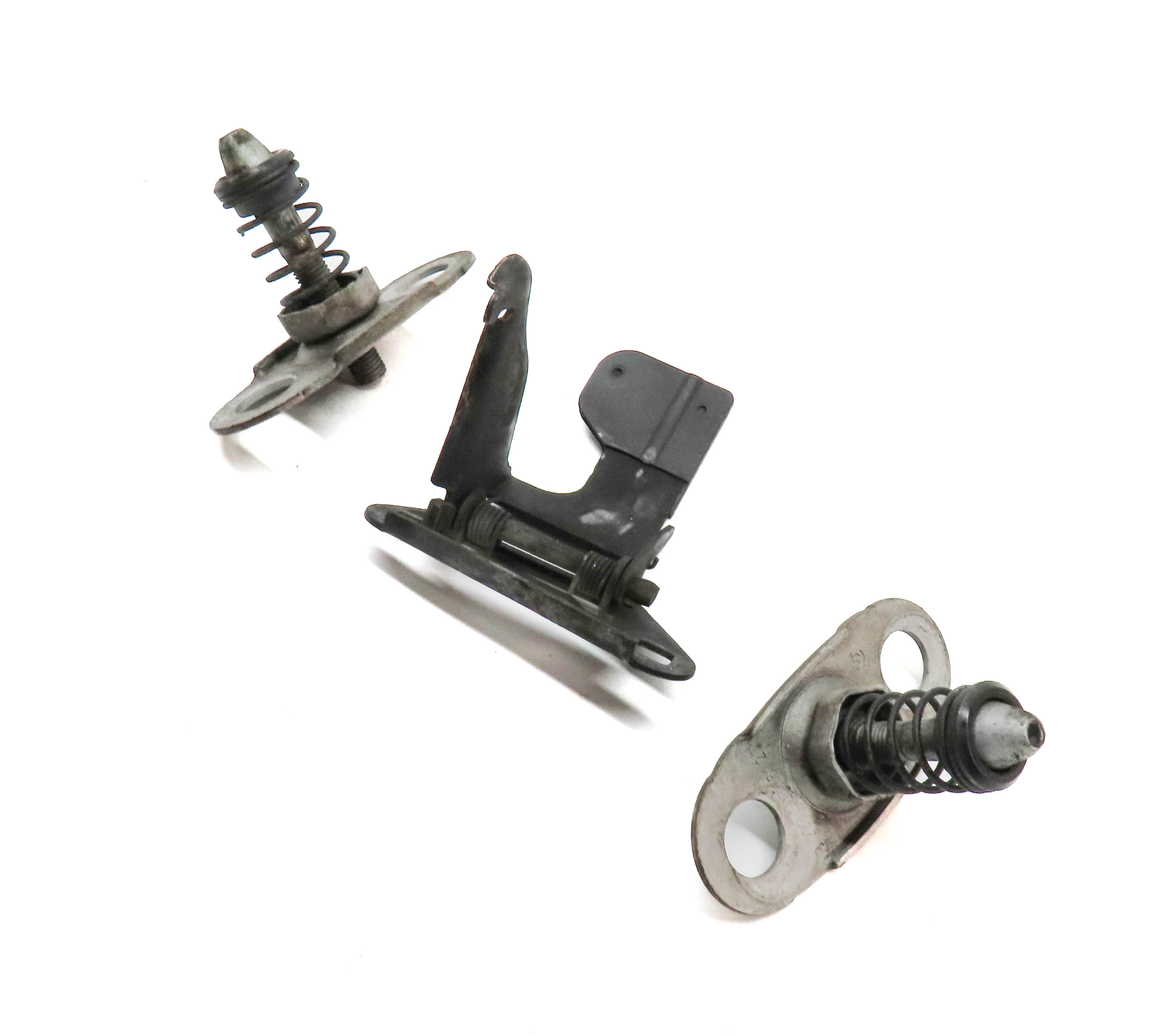 2012 RANGE ROVER (L322) FRONT HOOD SAFETY CATCH SPRING LATCH RELEASE HANDLE SET — exact item pictured